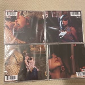 All 4 Taylor Swift Midnights special editions with star confetti (unopened)
